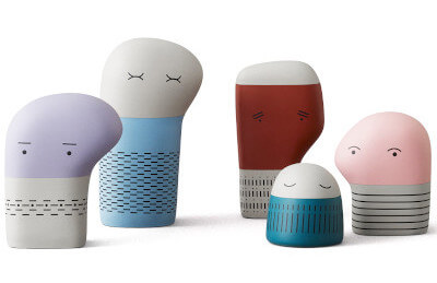 cinq figurines normies de simon legald