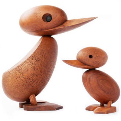 deux figurines duck and ducking de hans bolling