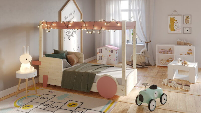 du mobilier de chambre enfant lit cabane mathy by bols
