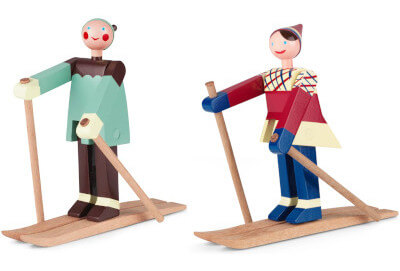 figurillas Skifahrer kay bojesen