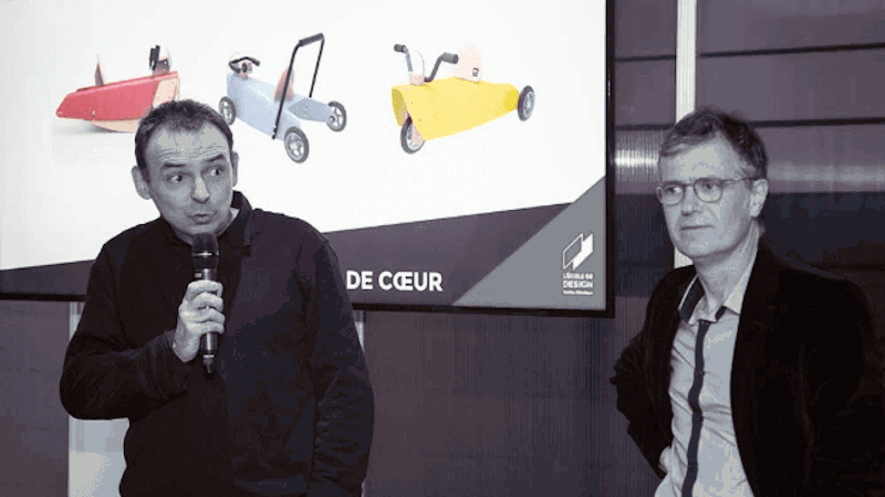 jean marc gomez et laurent lamballais a l ecole de design de Nantes