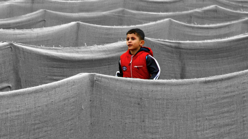 labyrinthe tissu grandeur nature