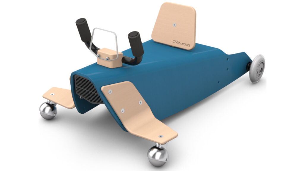 un porteur avion en bois made in france bleu