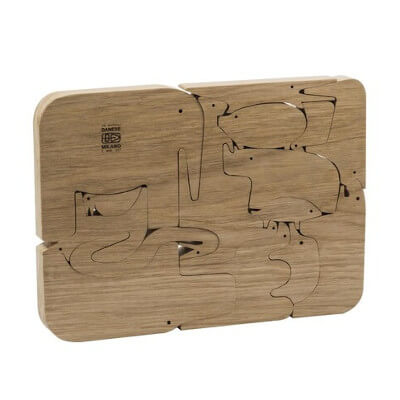 un puzzle sedici animali du designer enzo mari