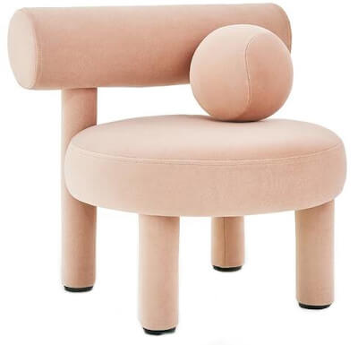 une chaise baby gropiusde couleur beige