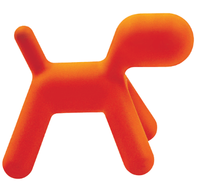 un tabouret pour enfant puppy de magis